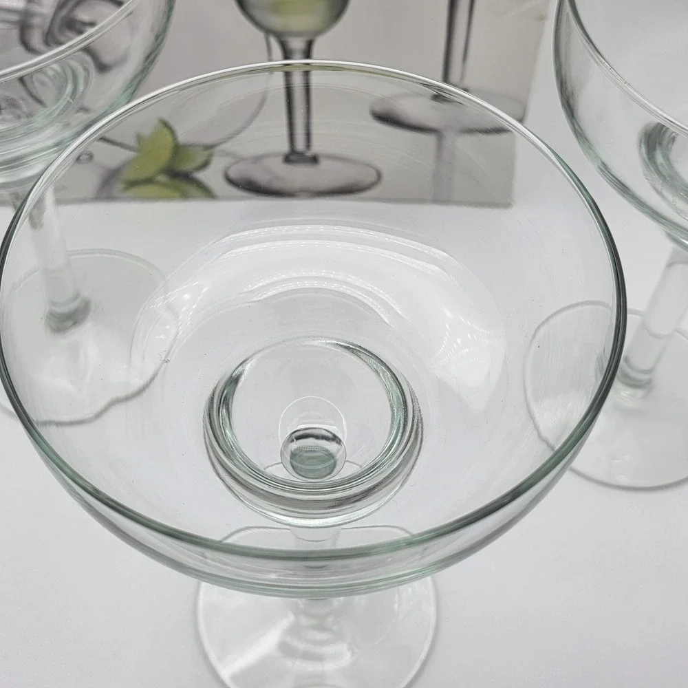 Libbey Mucho Margarita Glass Set 4pc 14.5oz Clear Glass Stemmed Barware Cocktail